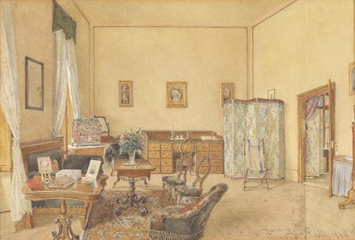 Interior with Birdcage and Beach Chair by Franz Alt